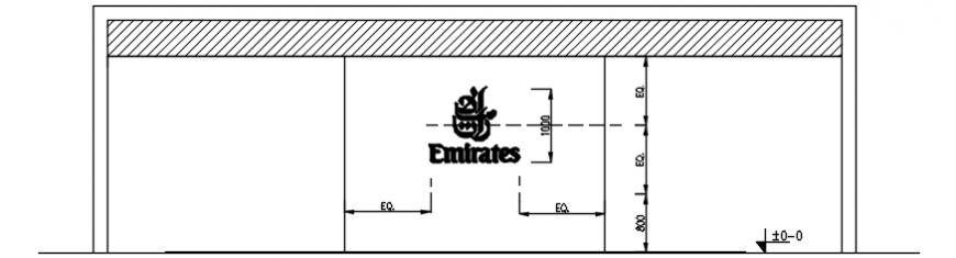 Logo drawings 2d view autocad software file