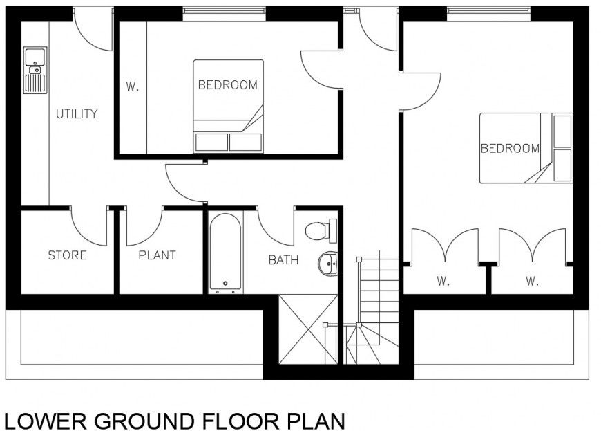 Lower floor ground plan file details