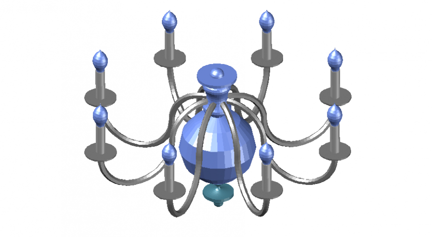 Luce soff hanging lights decorative equipment 3d cad design details dwg file