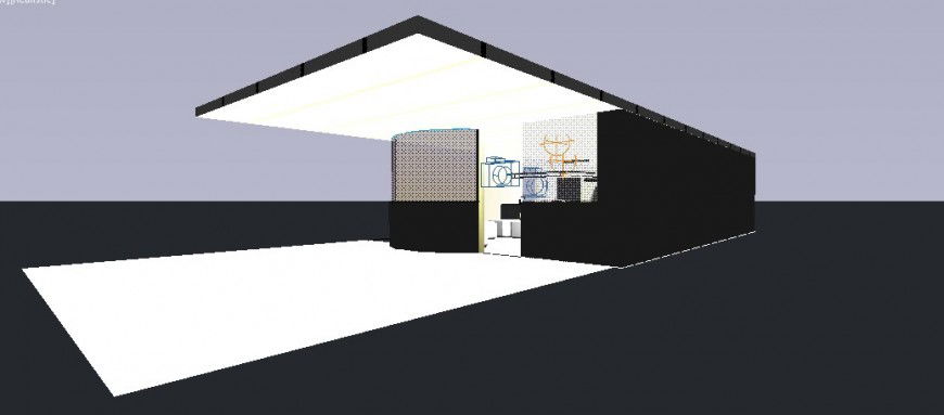 Luxuries 3d residential house model cad drawing details dwg file