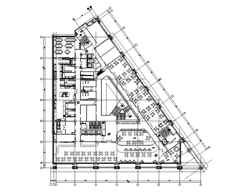 Luxuries hotel architecture layout plan details dwg file