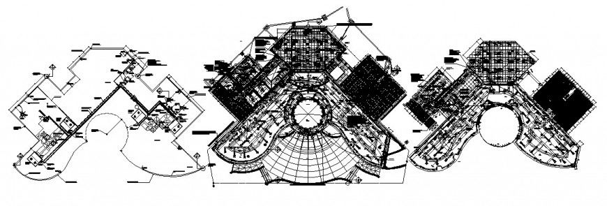 Luxuries hotel floor plan distribution cad drawing details dwg file