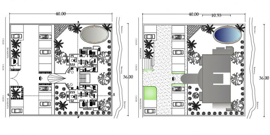 luxurious apartment building detail cad file