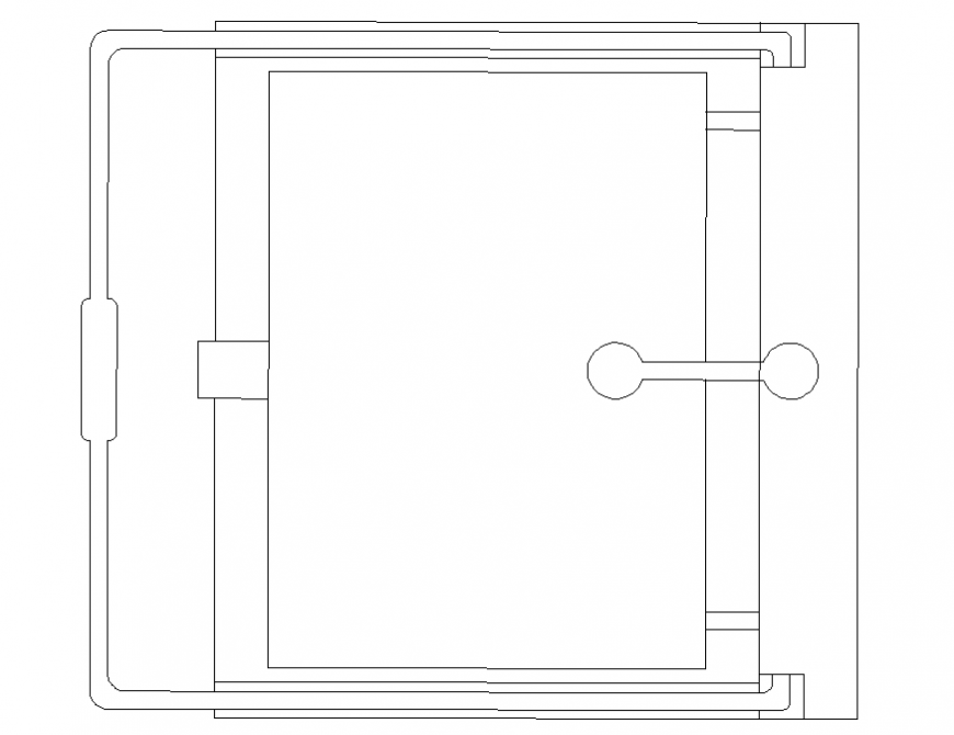 Machine lab plan autocad file