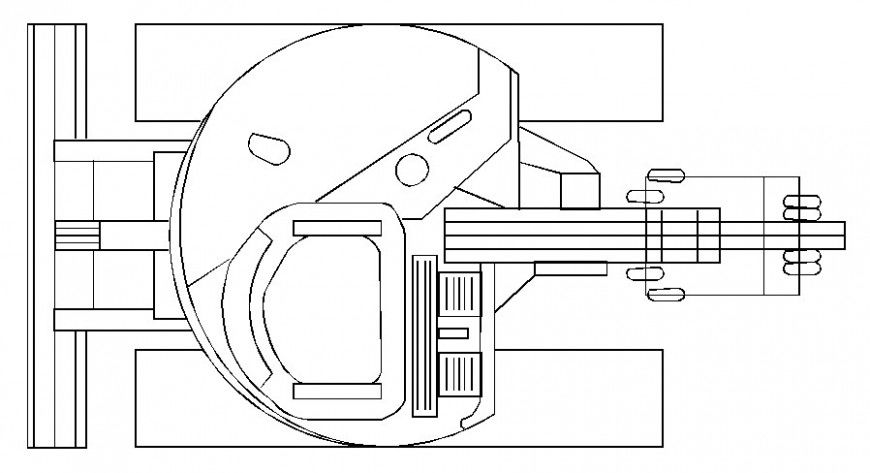 Machinery blocks details drawing in autocad software