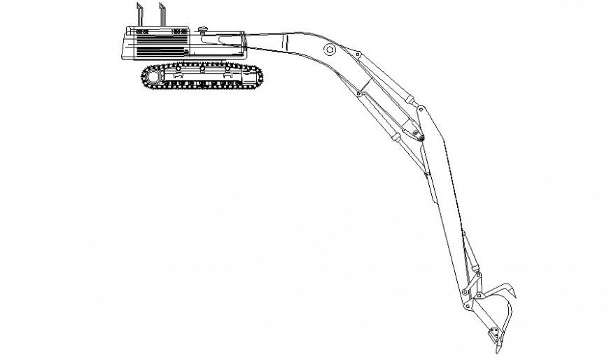Machinery blocks of crane details drawing in autocad software