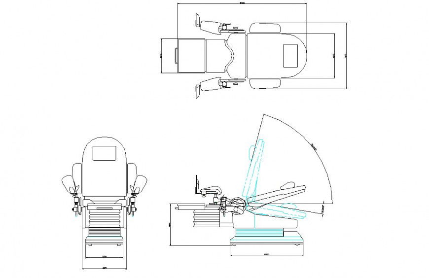 Machinery chair planning layout file