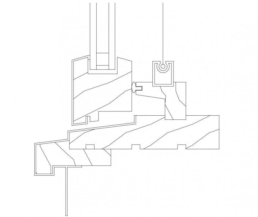 Machinery unit detail elevation 2d view CAD block autocad file