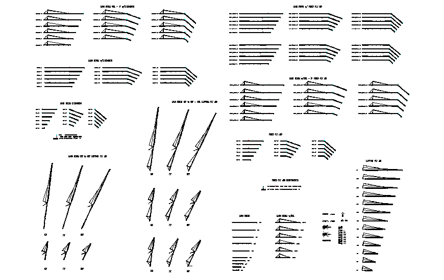 main boom extension component detail dwg file