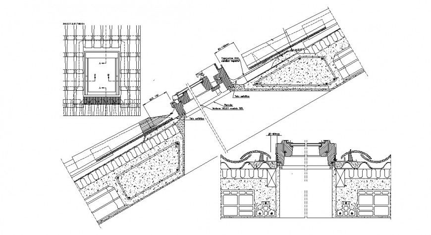 Main door and window coupling and installation cad drawing details dwg file