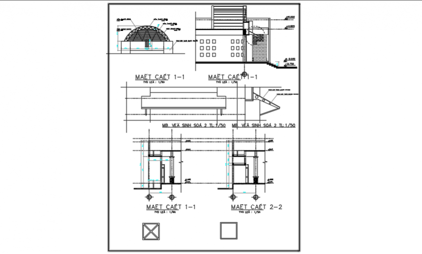 Main Porch design of community center design drawing