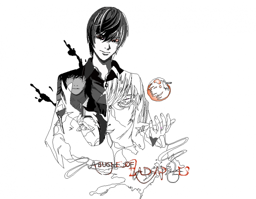 Man cartoon character drawing in dwg file.