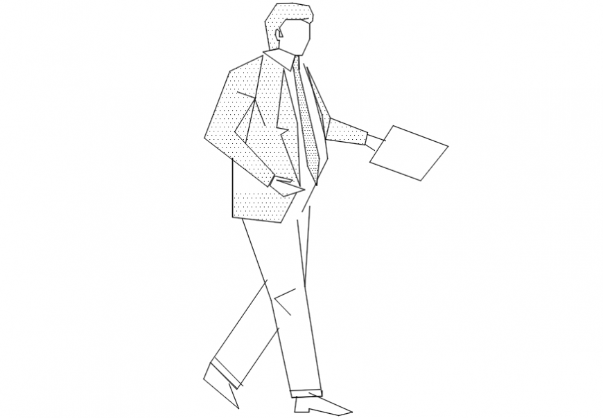 Man posing a meeting model