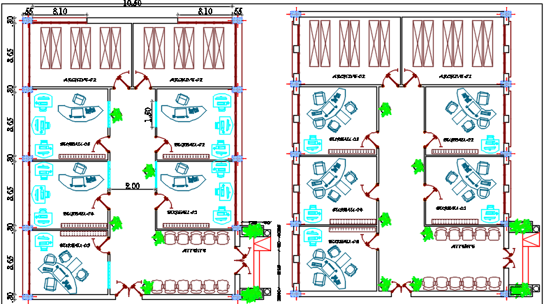 management office dwg file
