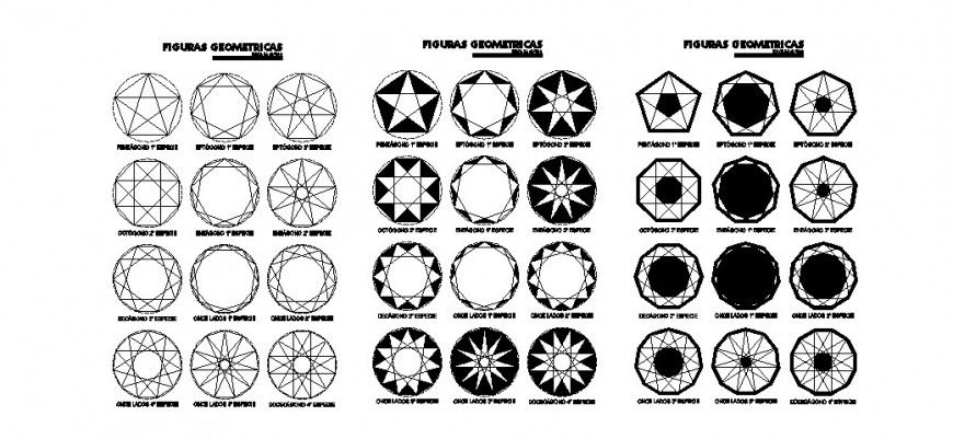 Mandela design drawing in dwg AutoCAD file.