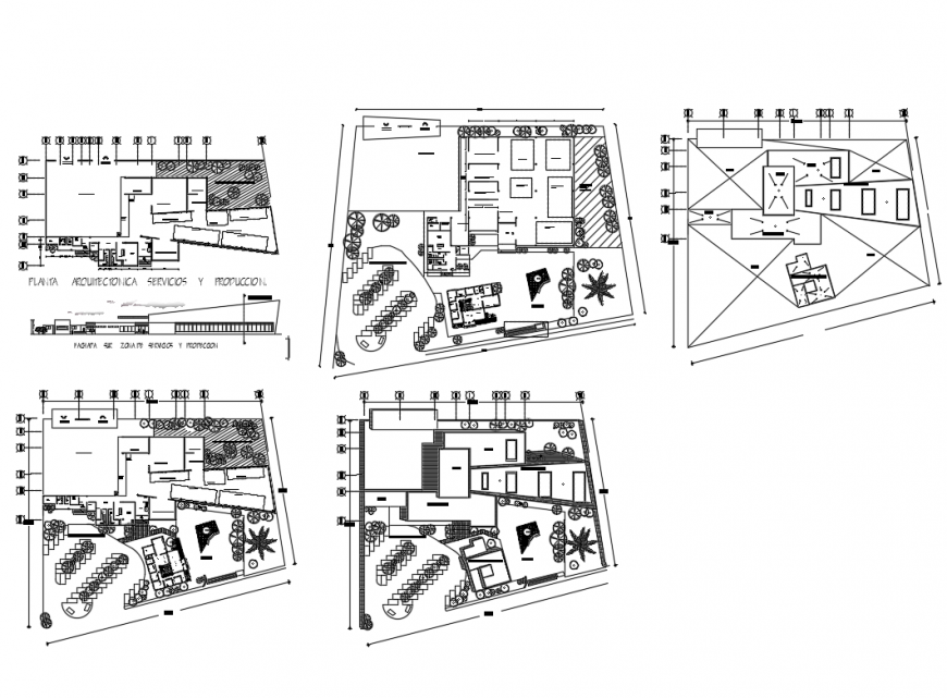 Manufacturing industrial plant departmental floor plan details dwg file