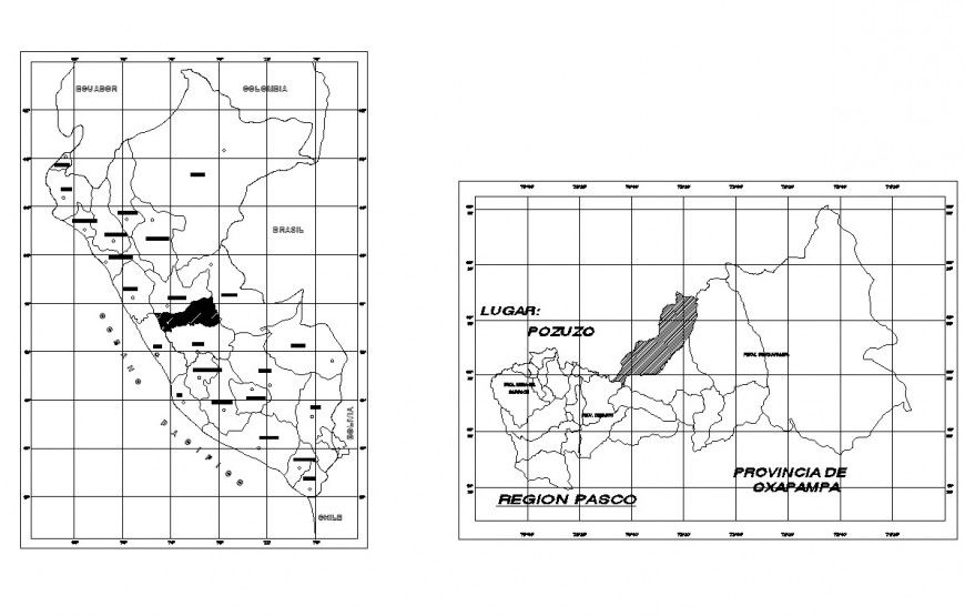 Map drawing plan layout file