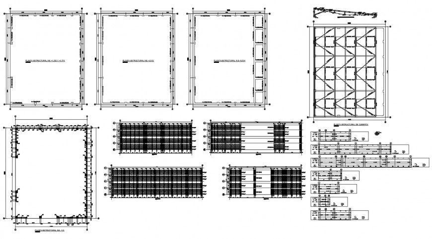 Masonry walls structure and construction cad drawing details dwg file