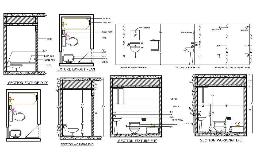 master toilet details