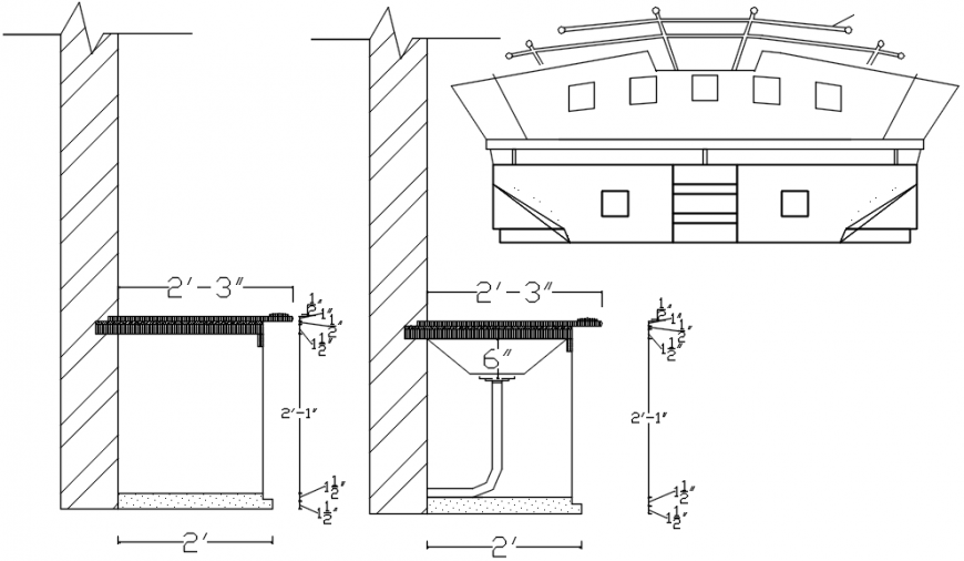 Master bed elevation and dimensions cad drawing details dwg file