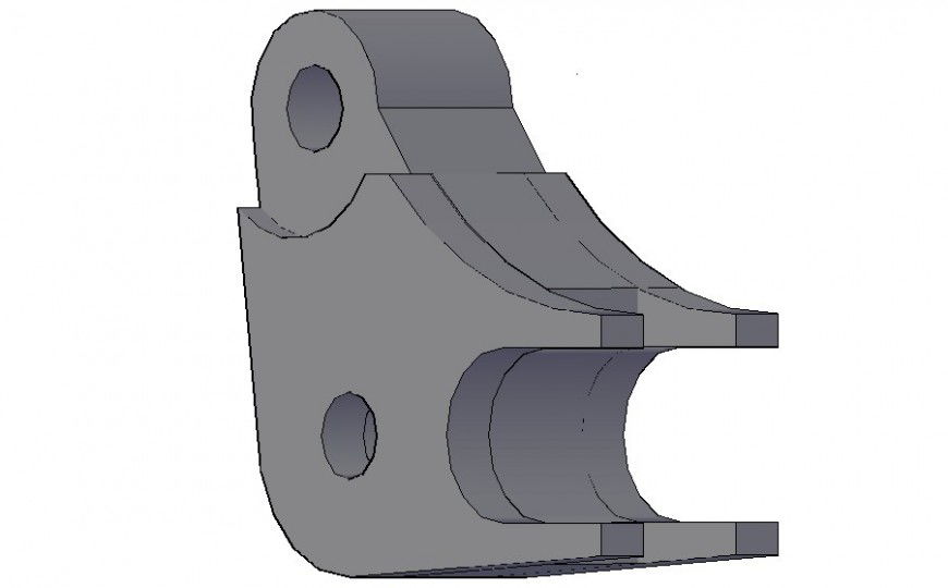 Mechanical units details drawing in autocad software