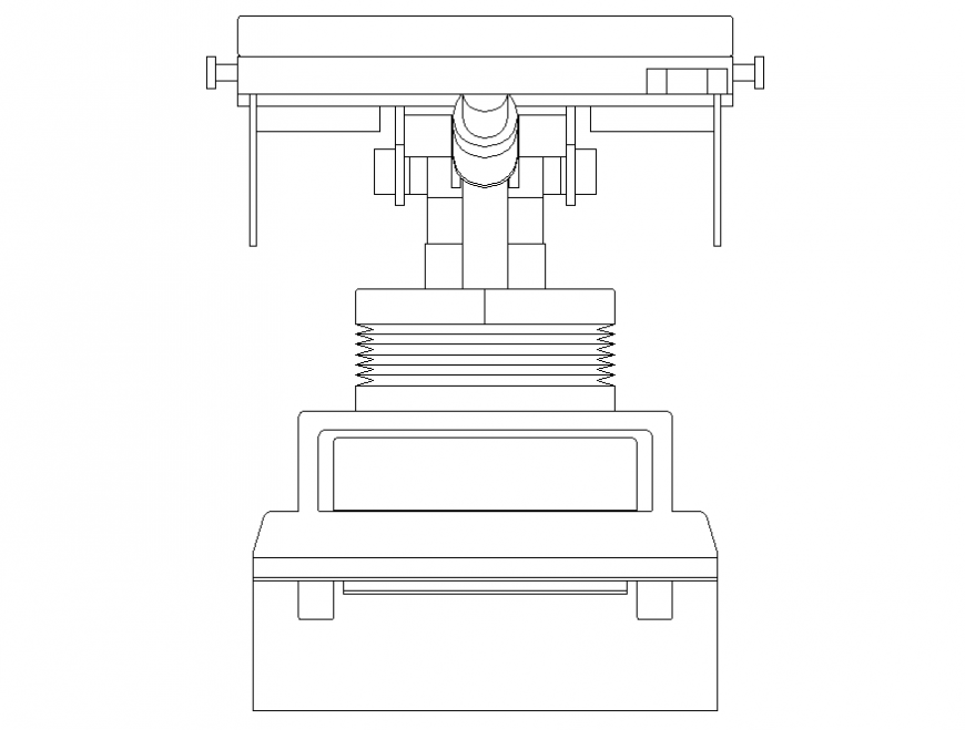 Medical equipment furniture block cad drawing details dwg file