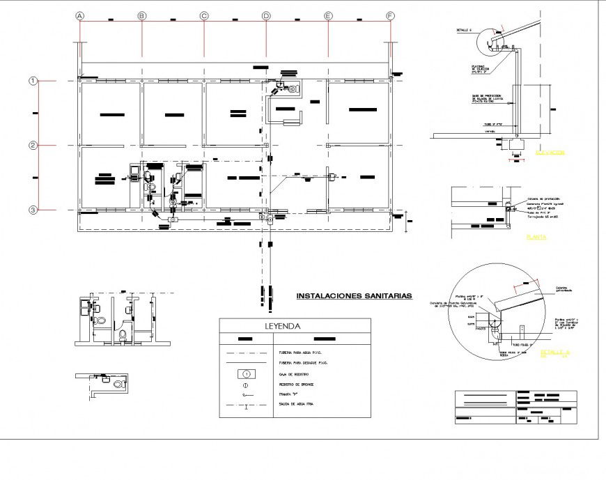 Medical shop plan autocad file