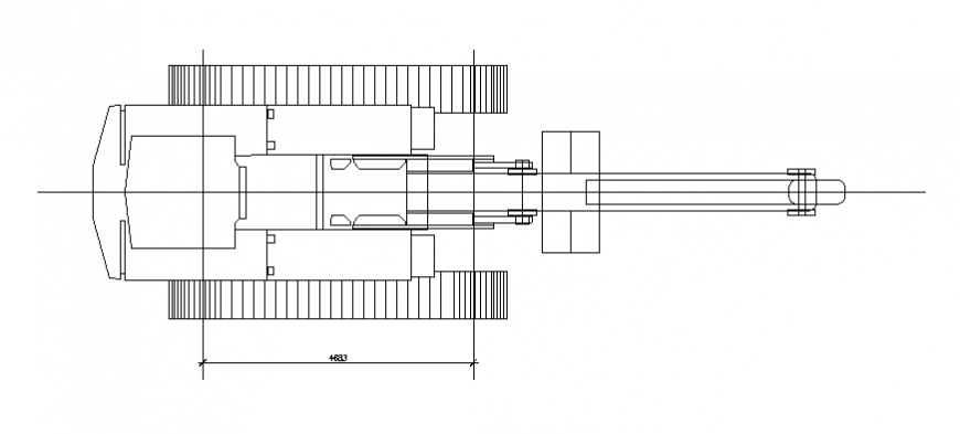 Membrane truck top view elevation blocks cad drawing details dwg file