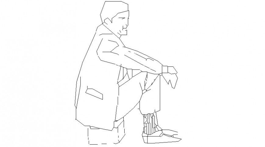 Men blocks drawings details of people blocks dwg file