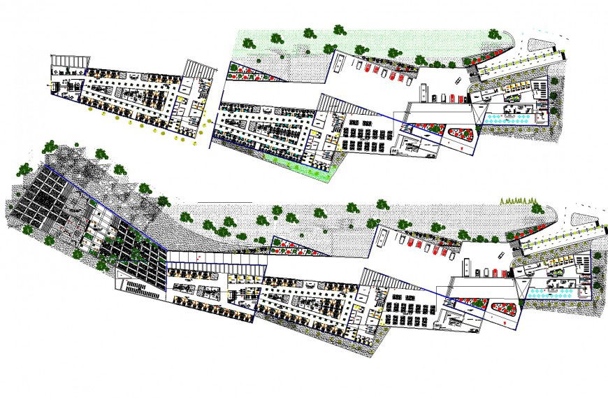 Mentally ill hospital plan layout file