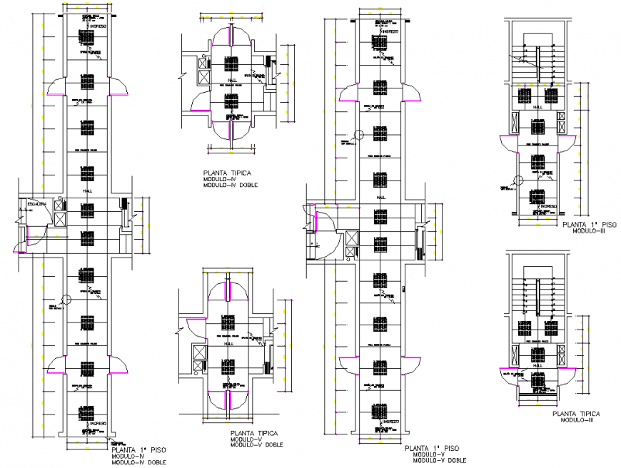 Merrege Hall CAD Drawing of Flooring Plan Layout DWG File