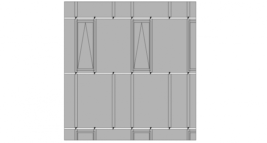 Metal plate partition detail drawing in dwg AutoCAD file.