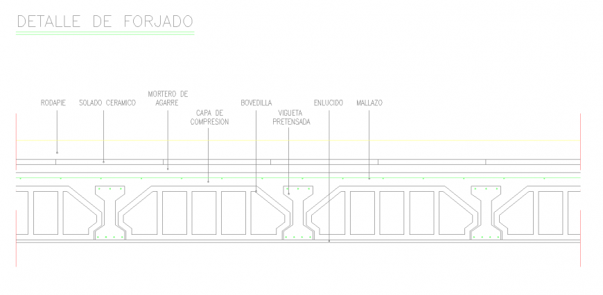 Metal structure detail drawing in dwg AutoCAD file.