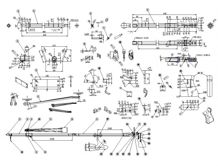 Metallic material structure detail 2d view CAD blocks autocad file