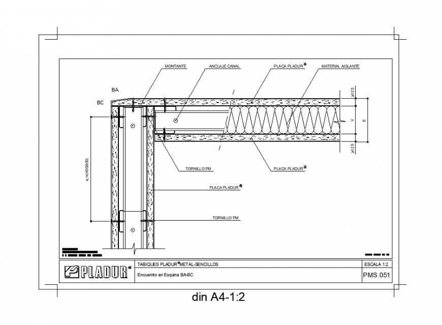 Metallic structure detail elevation 2d view layout dwg file