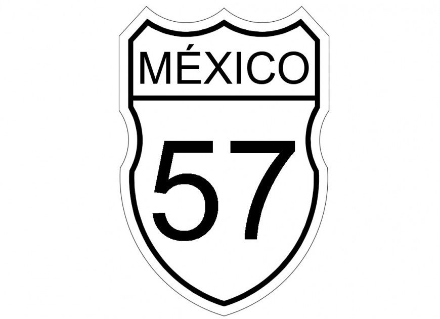 Mexico symbol elevation cad block details dwg file