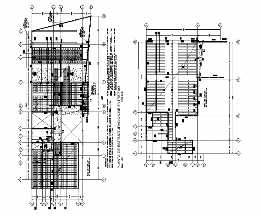 Mezzanine structural plant detailed façade elevation autocad file