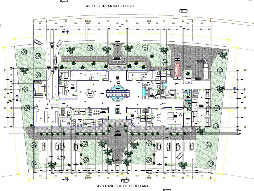 Mill commercial building plan layout file