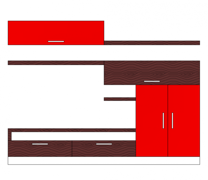 Minimalist drawing room furniture cad drawing details dwg file