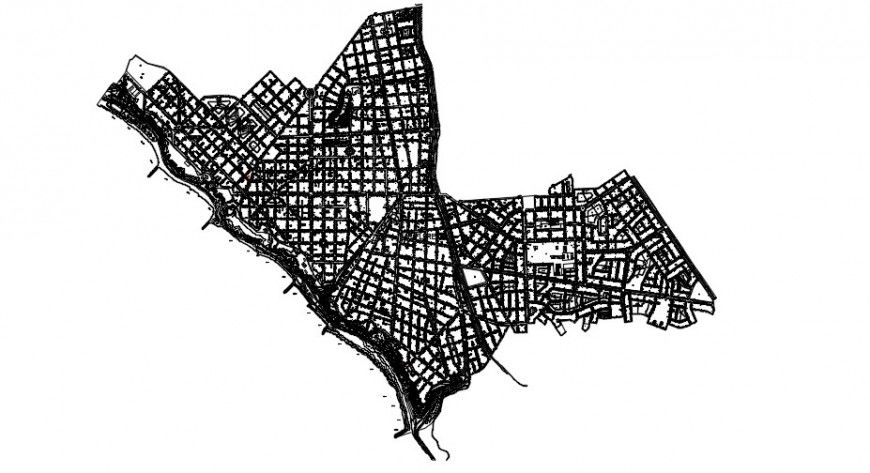miraflores district lima peru map drawing