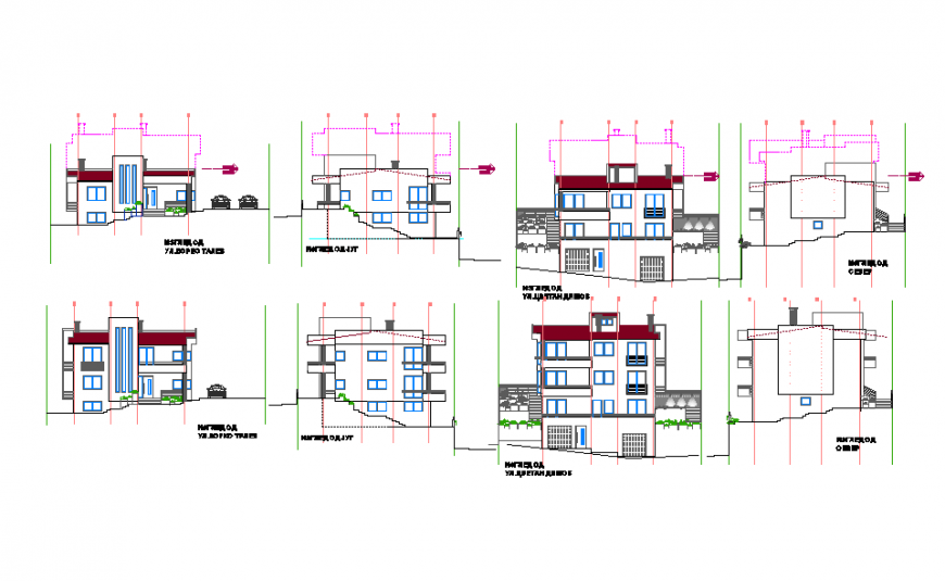 Modern Apartment House Elevation design