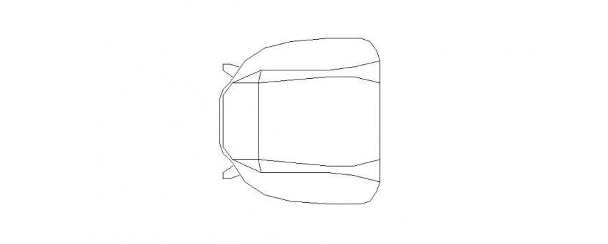 Modern chair elevation block cad drawing details dwg file