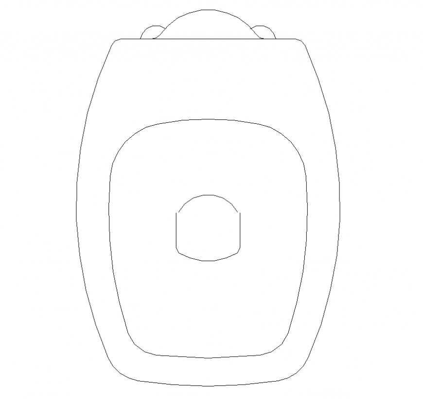 Modern English toilet detail elevation layout dwg file