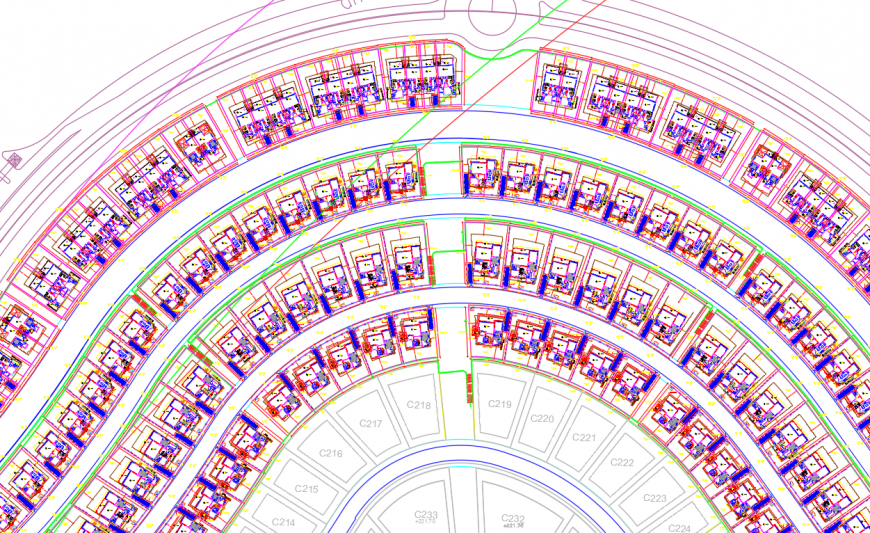 Modern type hotel lay-out design