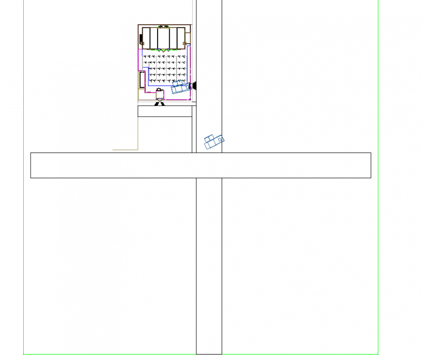 Mosque plan detail dwg file.