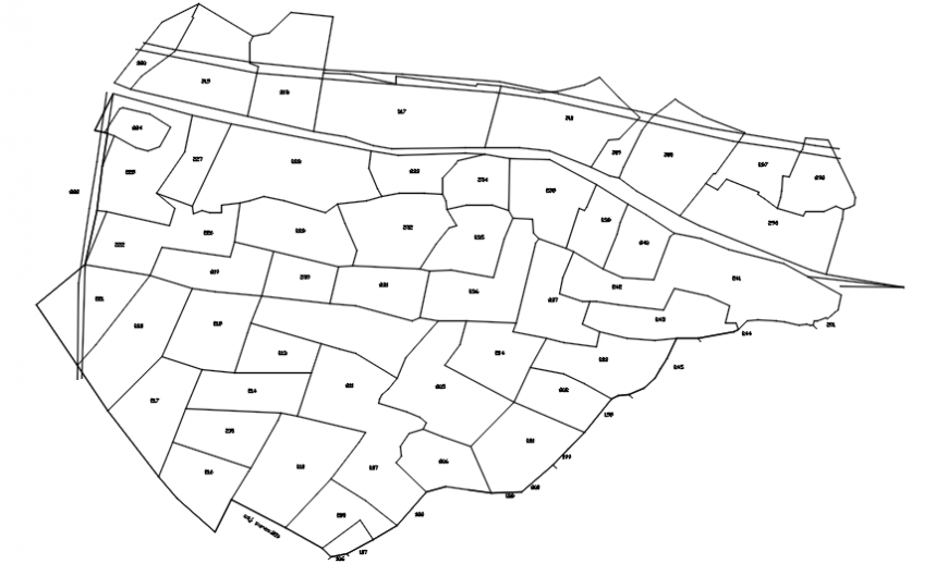 Multi-familiar residential building site plan drawing details dwg file