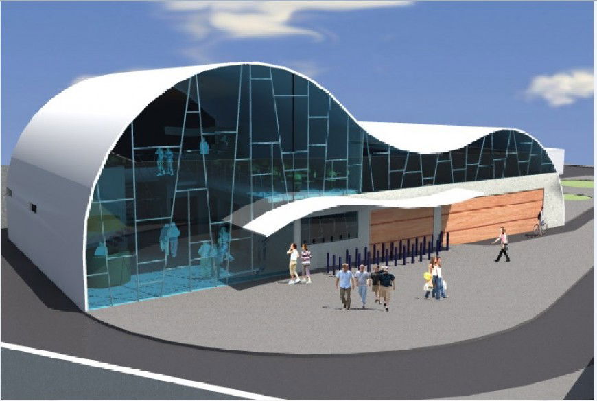 Multi-story luxuries restaurant 3d model cad drawing details jpg file