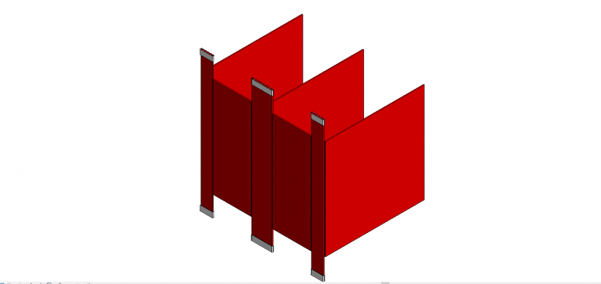 Multiple cabins 3d elevation drawing details skp file