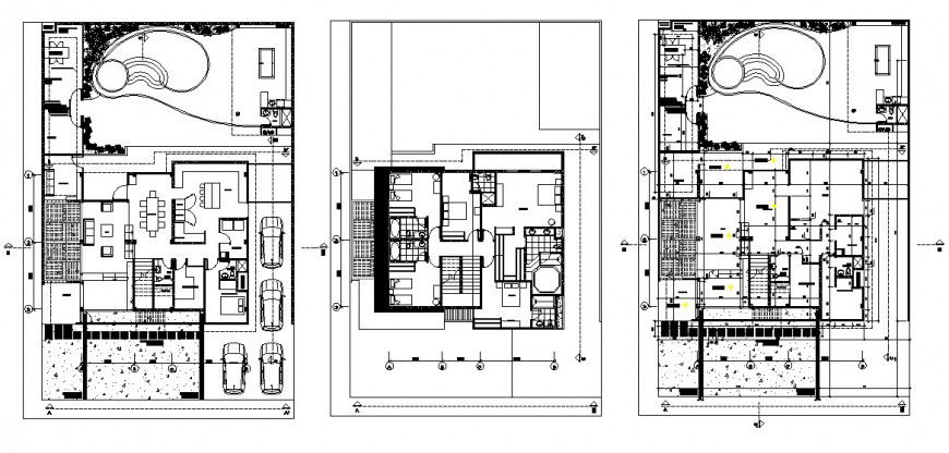 multiple family residence cad file