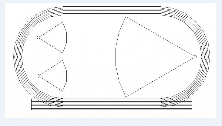 Multiple parapet window elevation blocks drawing details dwg file